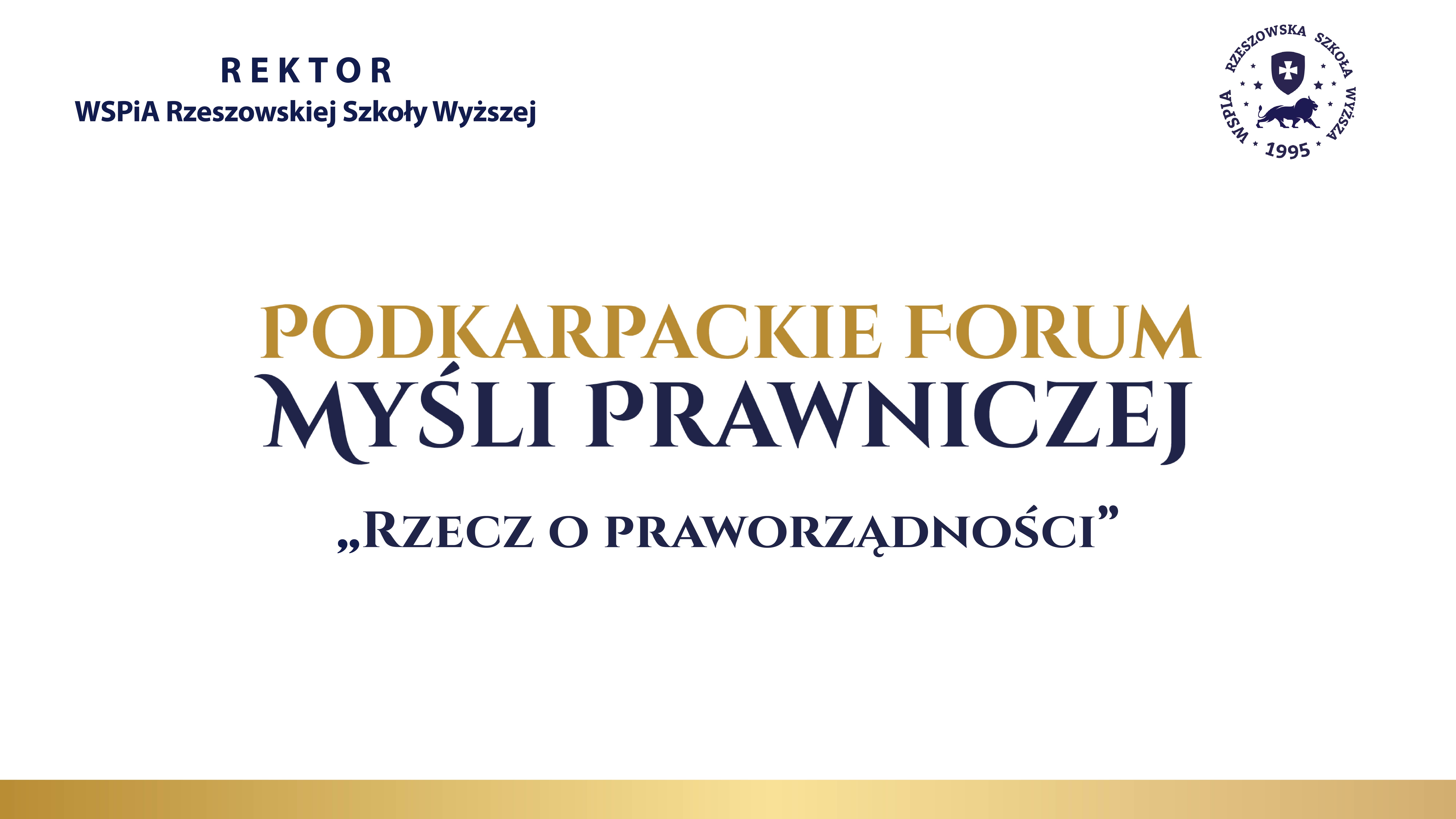 Rzecz o praworządności – prof. Adam Bodnar 