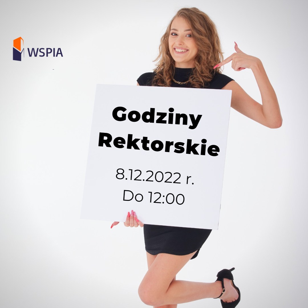 UWAGA! W czwartek obowiązują Godziny Rektorskie!